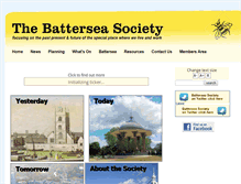 Tablet Screenshot of batterseasociety.org.uk